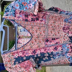 Matilda Jane Wildlife Floral Patchwork Maxi Dress Size XL